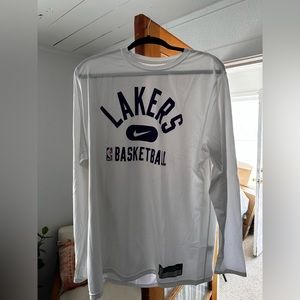 White Nike Lakers shirt , like new large